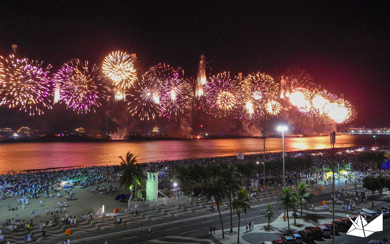 New Years Eve in Rio de Janeiro Fireworks Festival