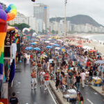 Pride Parade in Rio de Janeiro at Copacabana Beach